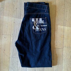 Vintage Moschino Denim Pants Pocket Embroidery